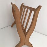 Vintage wooden magazine door