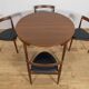 Mid-Century Dining Set by Hans Olsen for Frem Røjle, Denmark, 1950s, Set of 5
