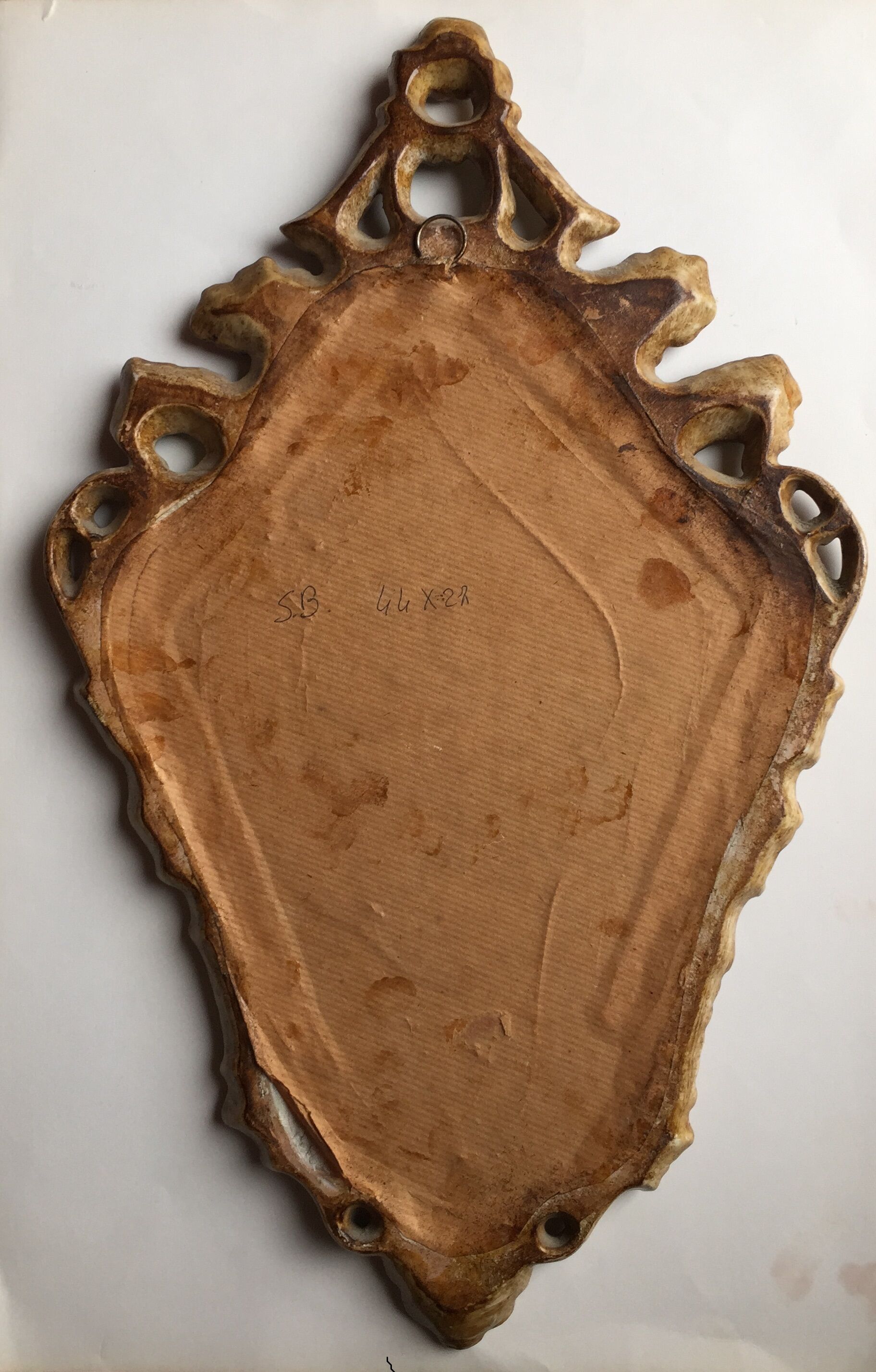 Miroir en faience 44x27cm