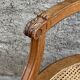 American office chair Louis XVI style wood and caning 1900