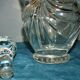 Carafe ewer for wine or water crystal cross of lorraine