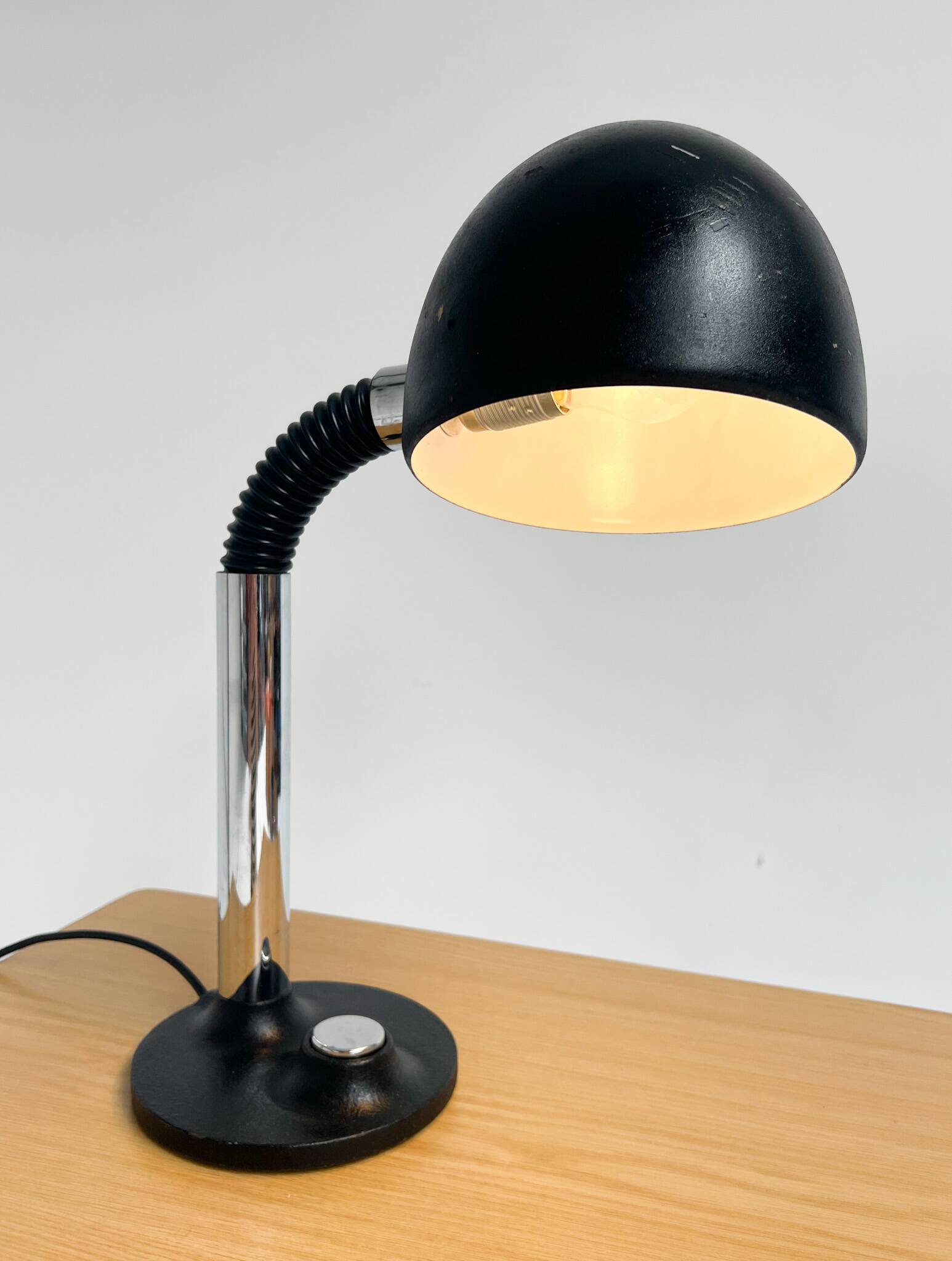 Industrial table lamp by Egon Hillebrand, 1970s