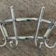 Circular chromed metal coat rack from the 50s-60s