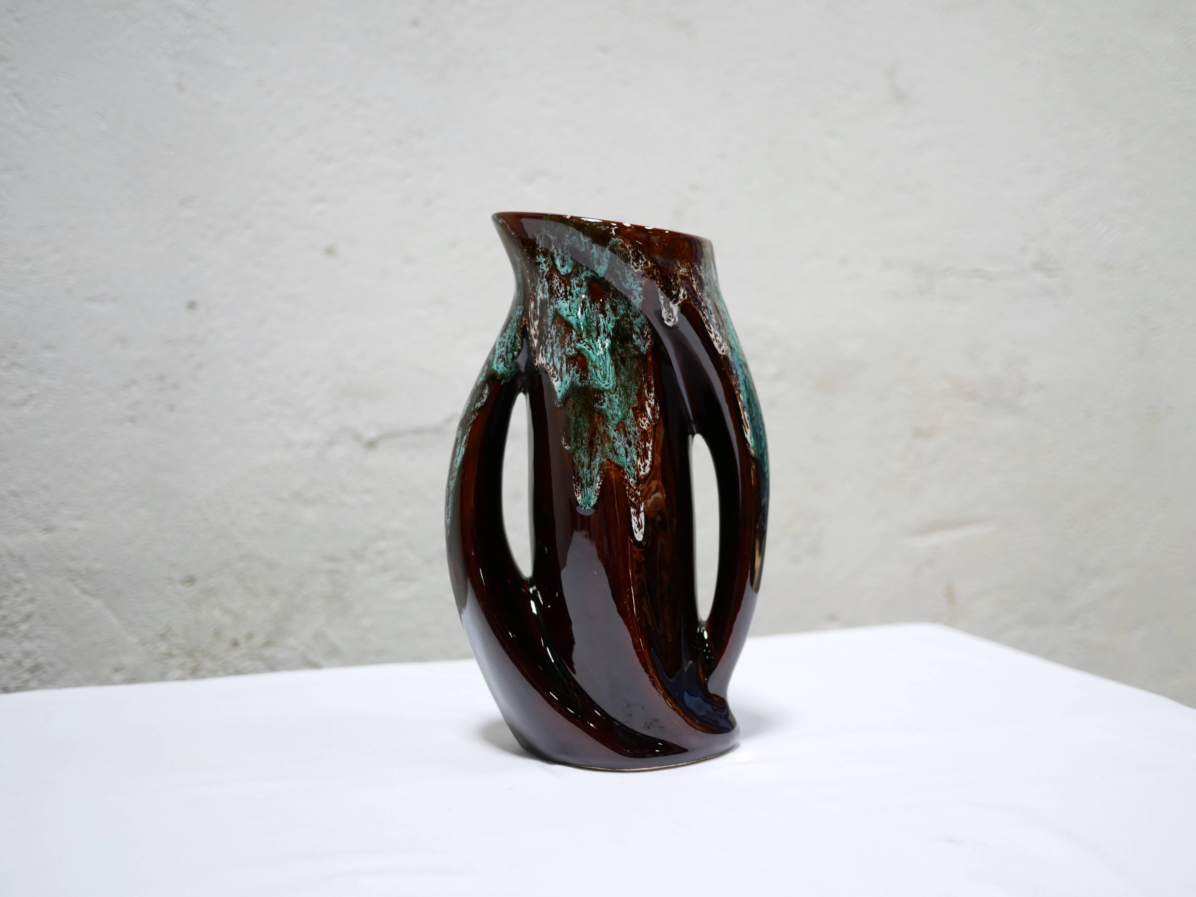 Vallauris vintage ceramic vase