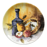 Plat décor nature morte