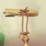 Notary lamp or banker's lamp marble base
