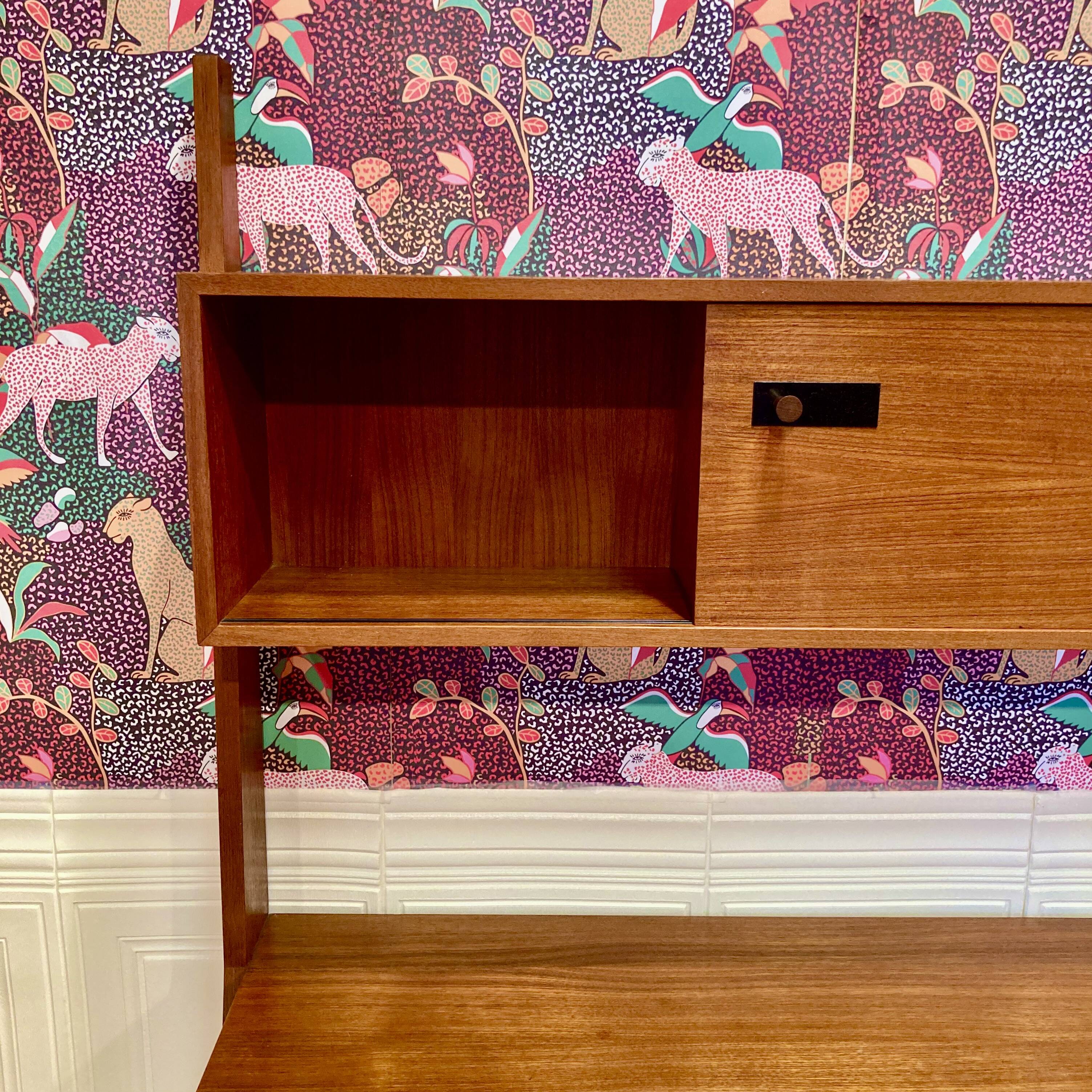 Elegant 1950s Scandinavian design desk.