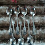 14 antique silver-plated cutlery sets