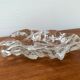Frosted glass bowl with snail patterns, 1960s.