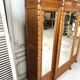 Armoire à glace 3 portes style faux bambou époque 19e siècle