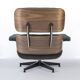 Green Mohair & Walnut Herman Miller Original Eames Tall Lounge Chair & Otto