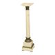 Antique Column Pedestal Onyx Marble and Bronze 19th Century 115cm