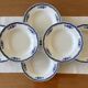 6 antique deep plates in Saint-Amand earthenware (Nord)