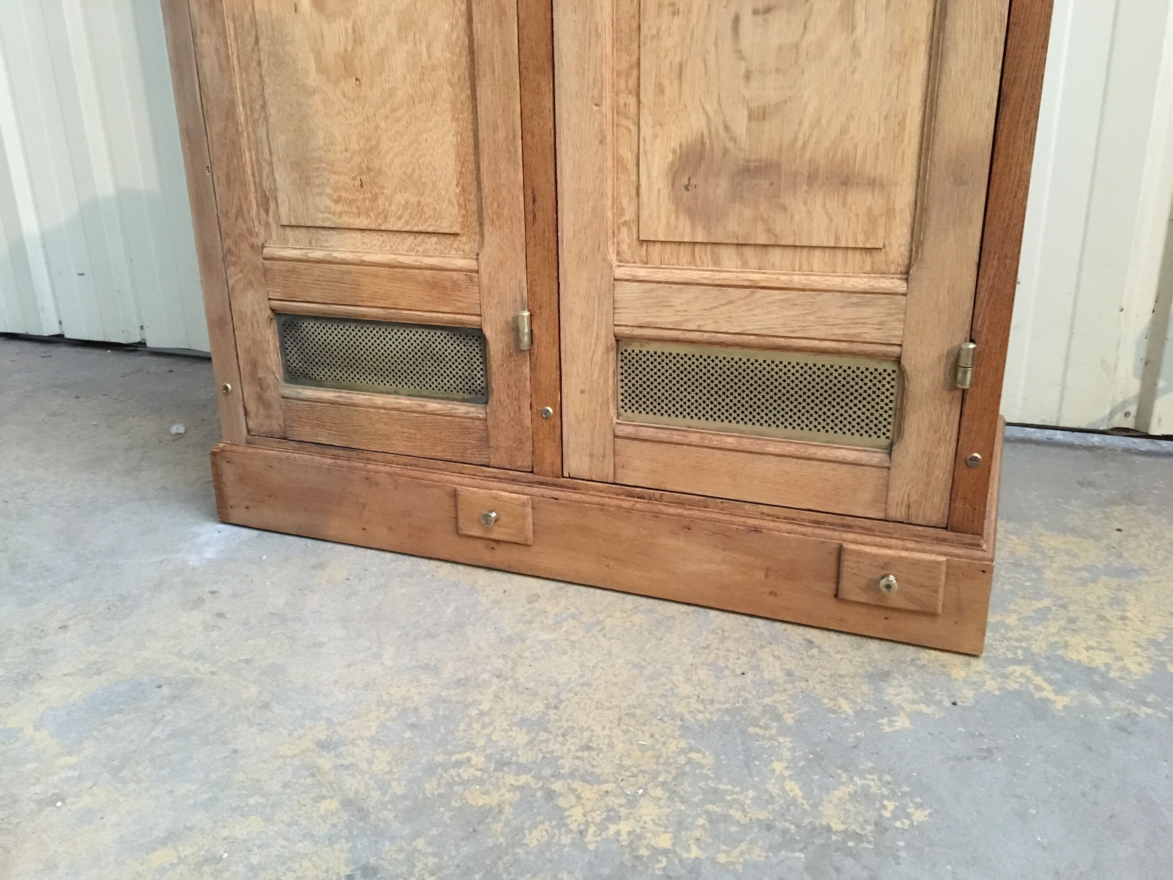 Old french bank locker room in oak