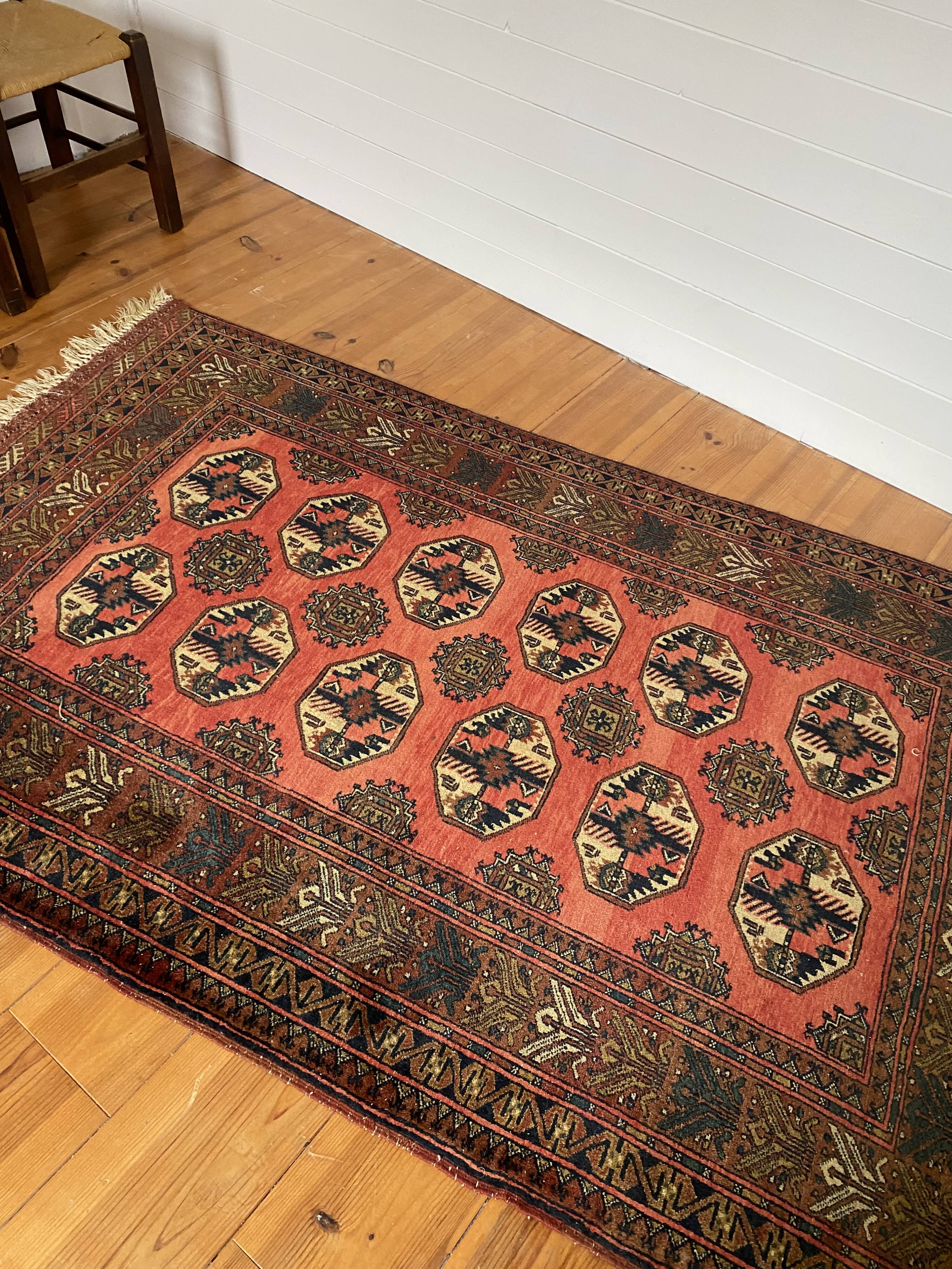 Hand-woven oriental wool carpets