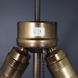 Table lamp in travertine