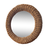 Miroir osier rond 59 cm