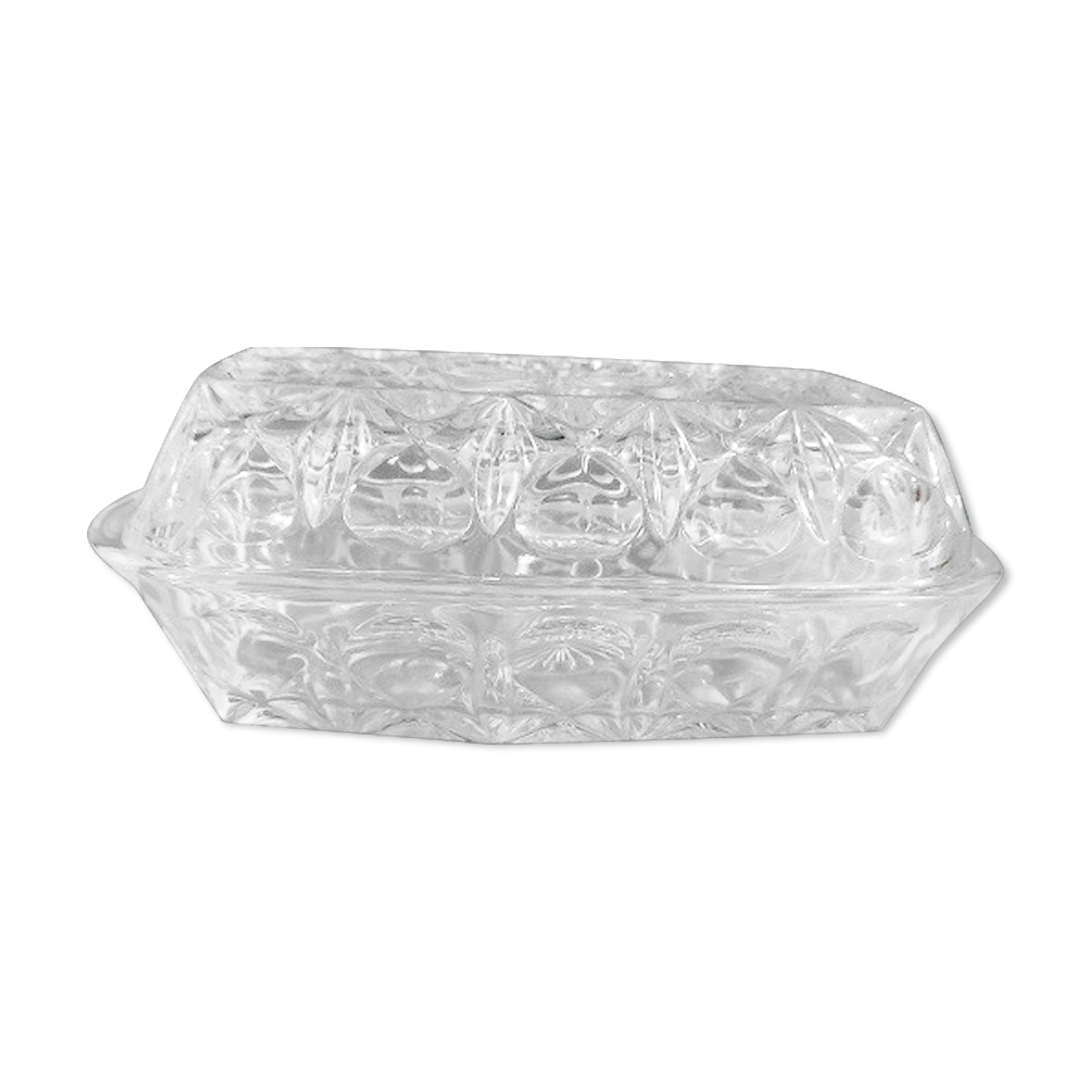 Moulded glass butter