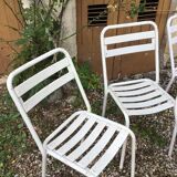 Set of chairs and garden armchairs Tolix 1950