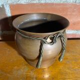 Antique Jean Paul THEVENOT Copper & Brass Planter Made in France Vintage