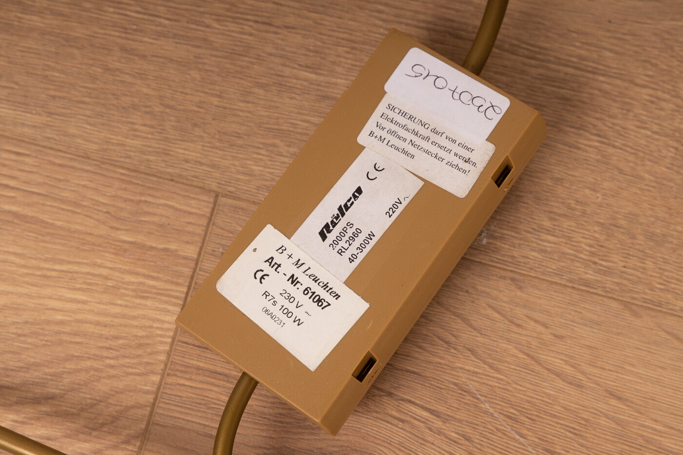 1990s floor lamp, B & M Leuchten