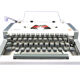 Luxury Olympia traveller typewriter S revised new ribbon