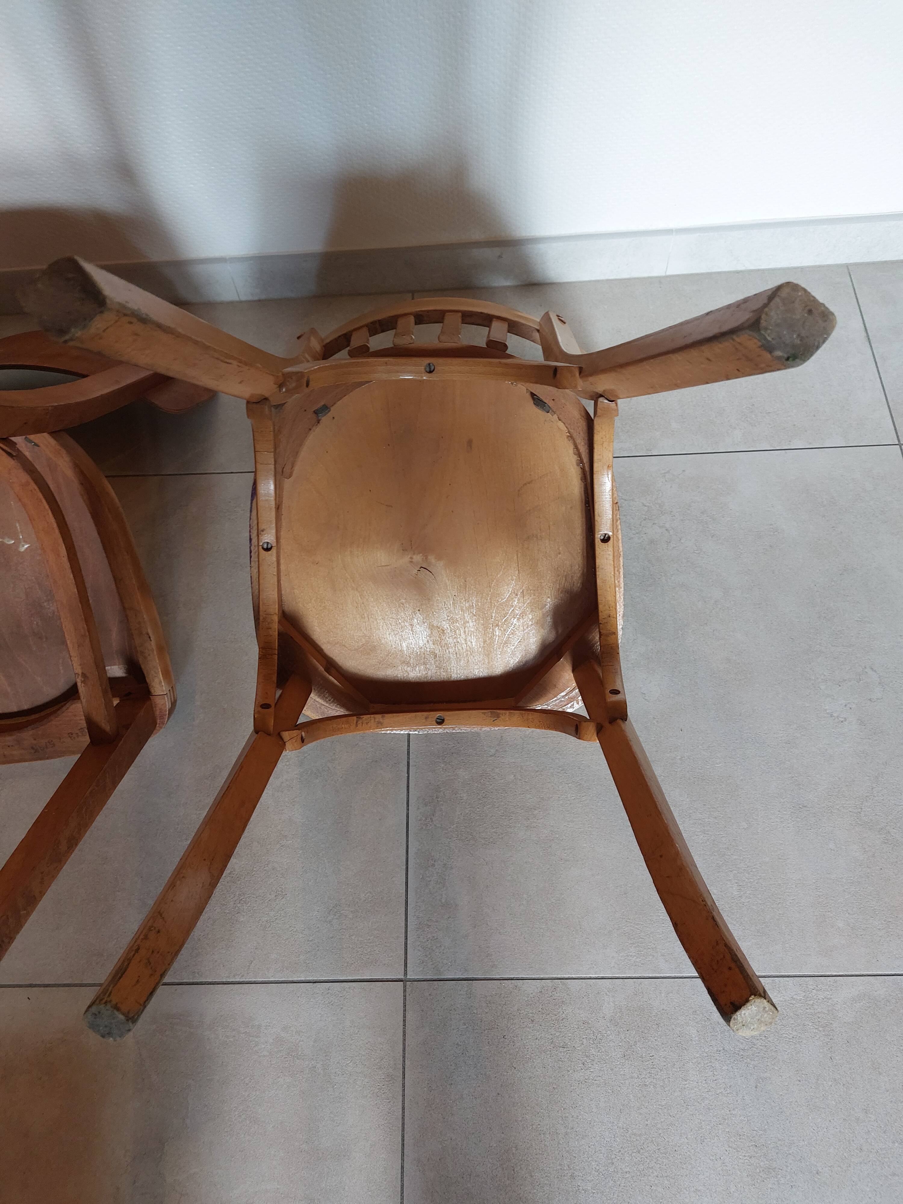 2 bistro chairs, Thonet brand