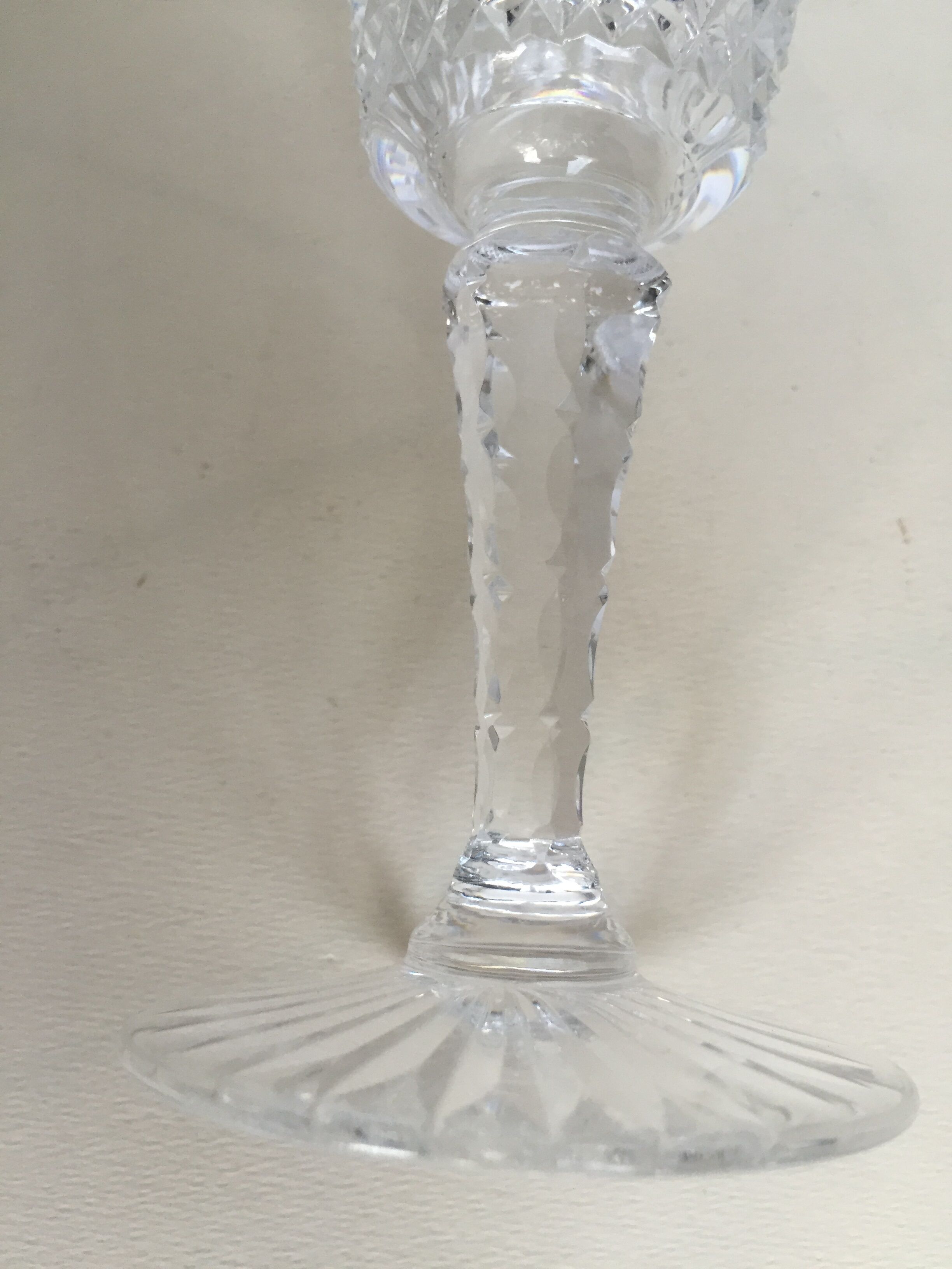 Set of 6 St. Louis wine glasses
