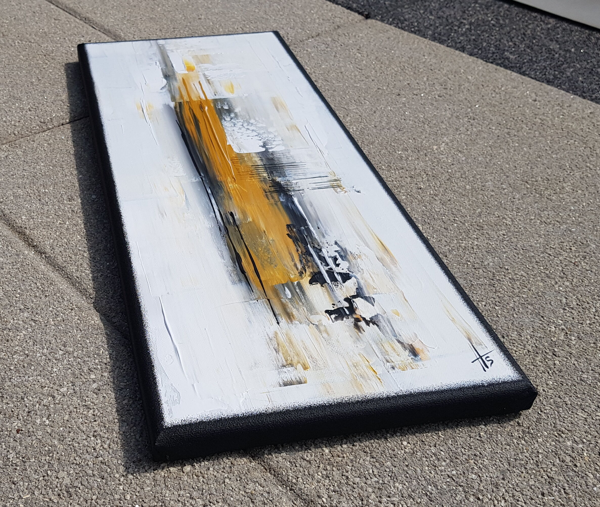 Tableau peinture abstraite "audace"