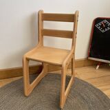 Sled chair for children, Montessori furniture