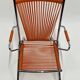 "Scoubidou" Orange Vintage 60's Folding Child's Armchair Chair