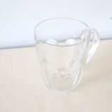 Glass pitcher, bistro, vintage