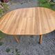 Scandinavian extendable oak table from the 1960s (butterfly extension)