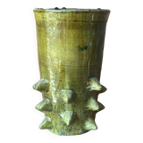 TAMEGROUTE POTTERY VASE IN GLAZED TERRACOTTA
