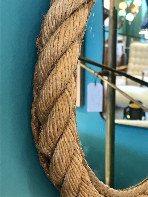 Round mirror rope  26x26cm