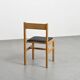 Chaise en Acajou Blond par André Sornay, circa 1960