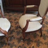 Fauteuils cabriolet style louis xv