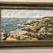 Painting, marine by Louis Peyrat (1911-1999)