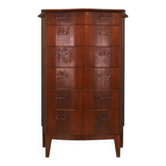 Mahogany chest of drawers, Danish design, 1960s, manufacturer: Øm Mobelfabrik