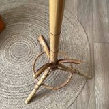 Rattan Parrot Coat Rack