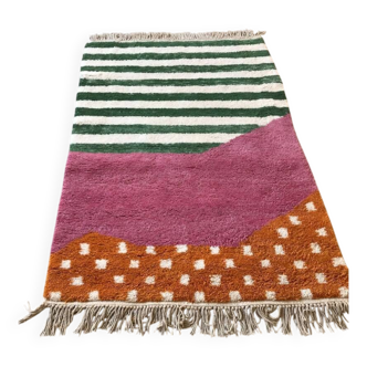 Tapis bérbere coloré fait main 250cmx150cm