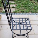 Chaise fer forgée