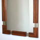 Mid 20th century wall mirror by Glass & Tra, Sweden 1960s - 120x80cm