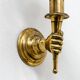 Paire appliques murales vintage en laiton maison Jansen 1950