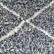 Tapis berbère noir laine 170x225 cm