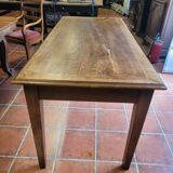 Antique oak farmhouse table