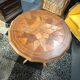 Side table in veneer