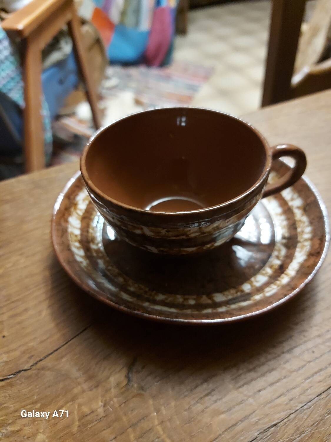 Art Deco coffee or tea service by Digoin Sarreguemines
