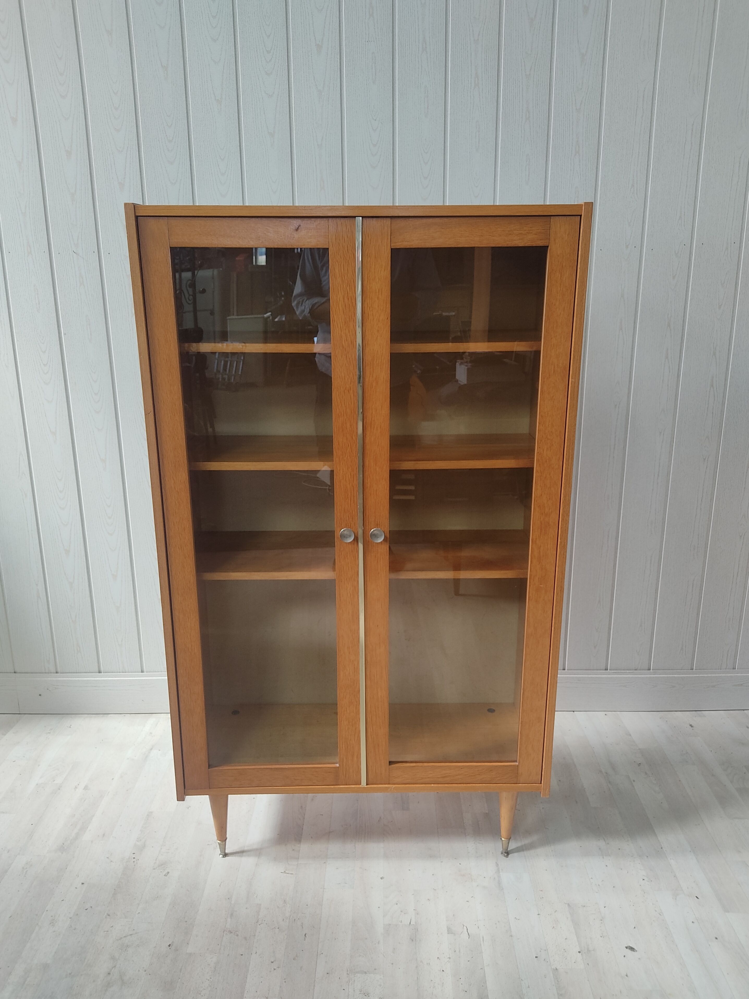 Vitrine bibliothèque vintage années 60