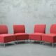Vintage Finnish Living Room Set from Isku, 1980s, Set of 4